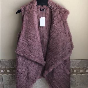 NWT Rabbit Fur Vest